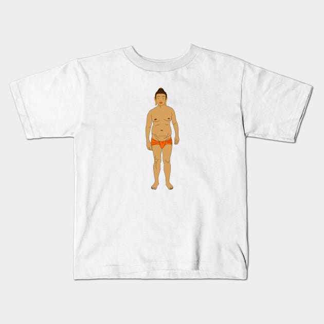 Buddha Kids T-Shirt by RMZ_NYC